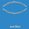Solid Just Blue printed vinyl 2 sizes