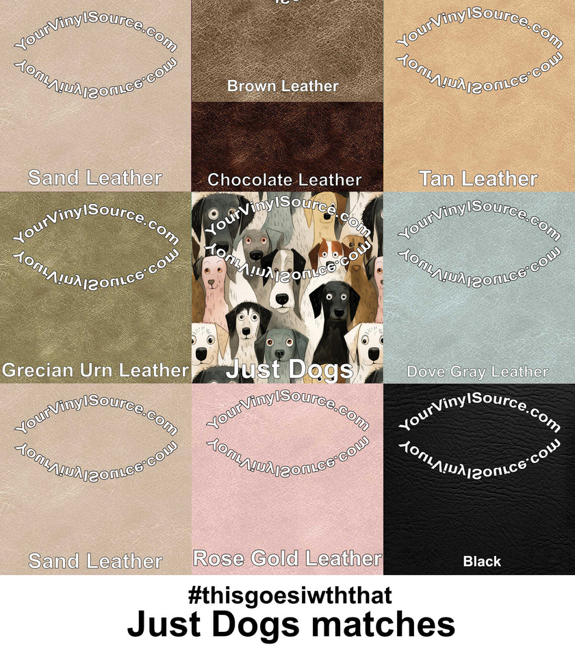 Just Dogs vinyl 3 sizes