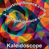 Kaleidoscope printed vinyl 3 sizes