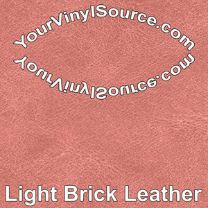 Light Brick Leather 3 sizes
