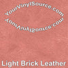 Light Brick Leather 3 sizes