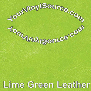 Lime Green Leather  3 sizes