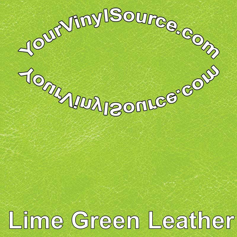 Lime Green Leather  3 sizes
