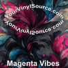 Magenta Vibes printed vinyl 3 sizes