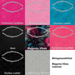 Magenta Vibes printed vinyl 3 sizes