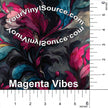 Magenta Vibes printed vinyl 3 sizes