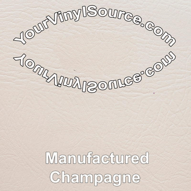 Champagne manufactured vinyl Full Roll 18x54