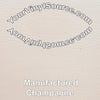 Champagne manufactured vinyl Full Roll 18x54