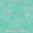 Mint Leather printed vinyl  2 sizes