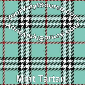 Mint Tartan  2 sizes