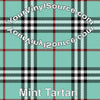 Mint Tartan  2 sizes