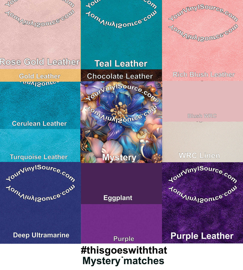 Cerulean  Leather 3 sizes