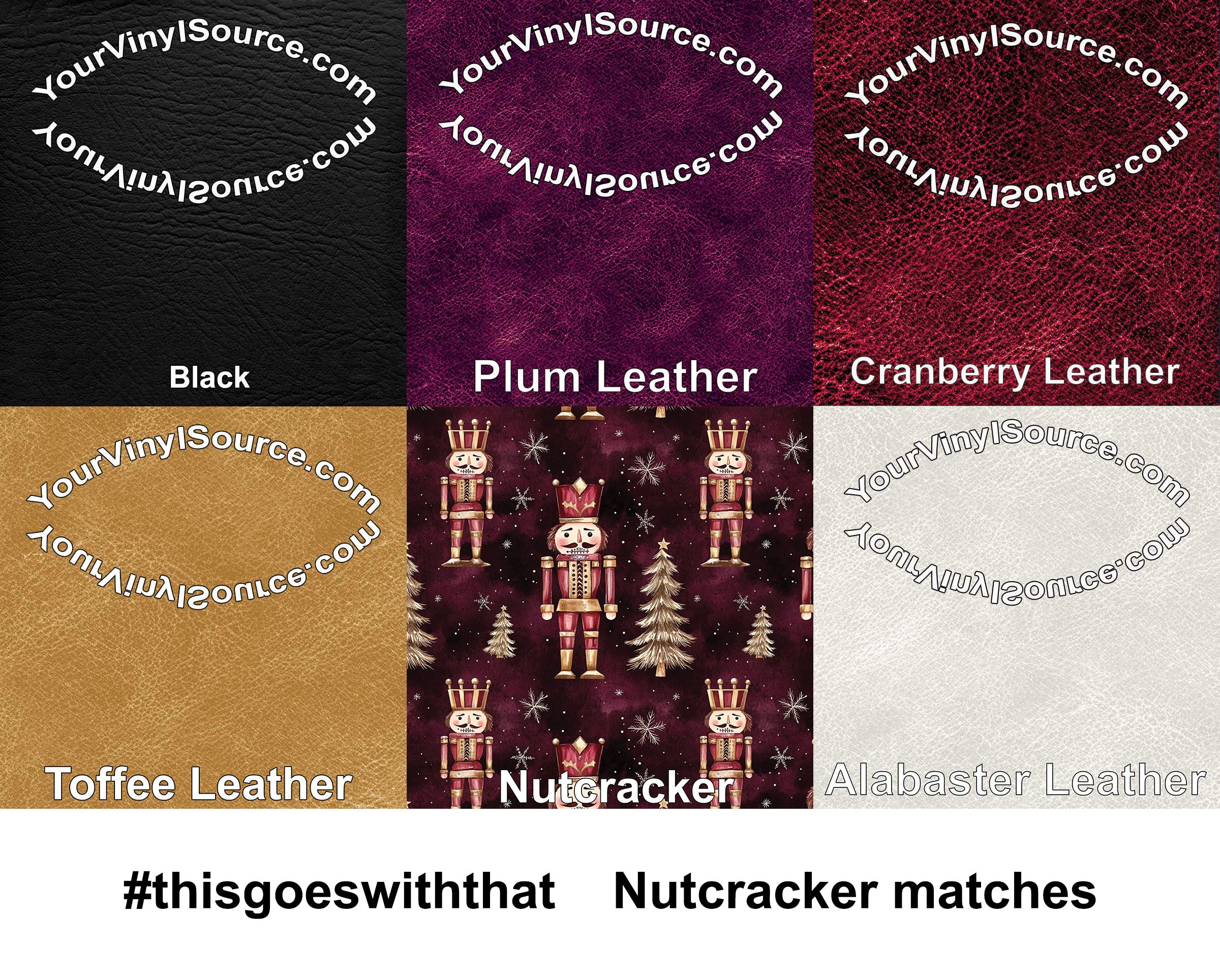 Nutcracker printed vinyl 3 sizes