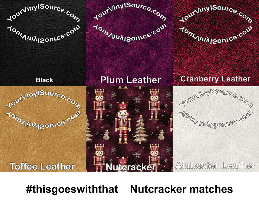 Nutcracker printed vinyl 3 sizes