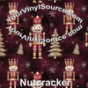 Nutcracker printed vinyl 3 sizes