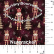 Nutcracker printed vinyl 3 sizes