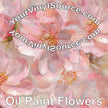 Oil Paint Flowers 2 sizes