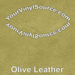 Olive  Leather printed vinyl  2 sizes