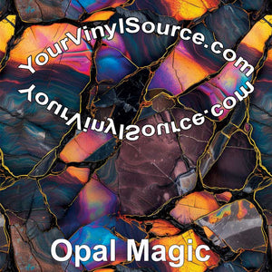 Opal Magic printed vinyl  2 sizes