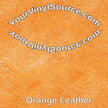 Orange Leather printed vinyl  2 sizes