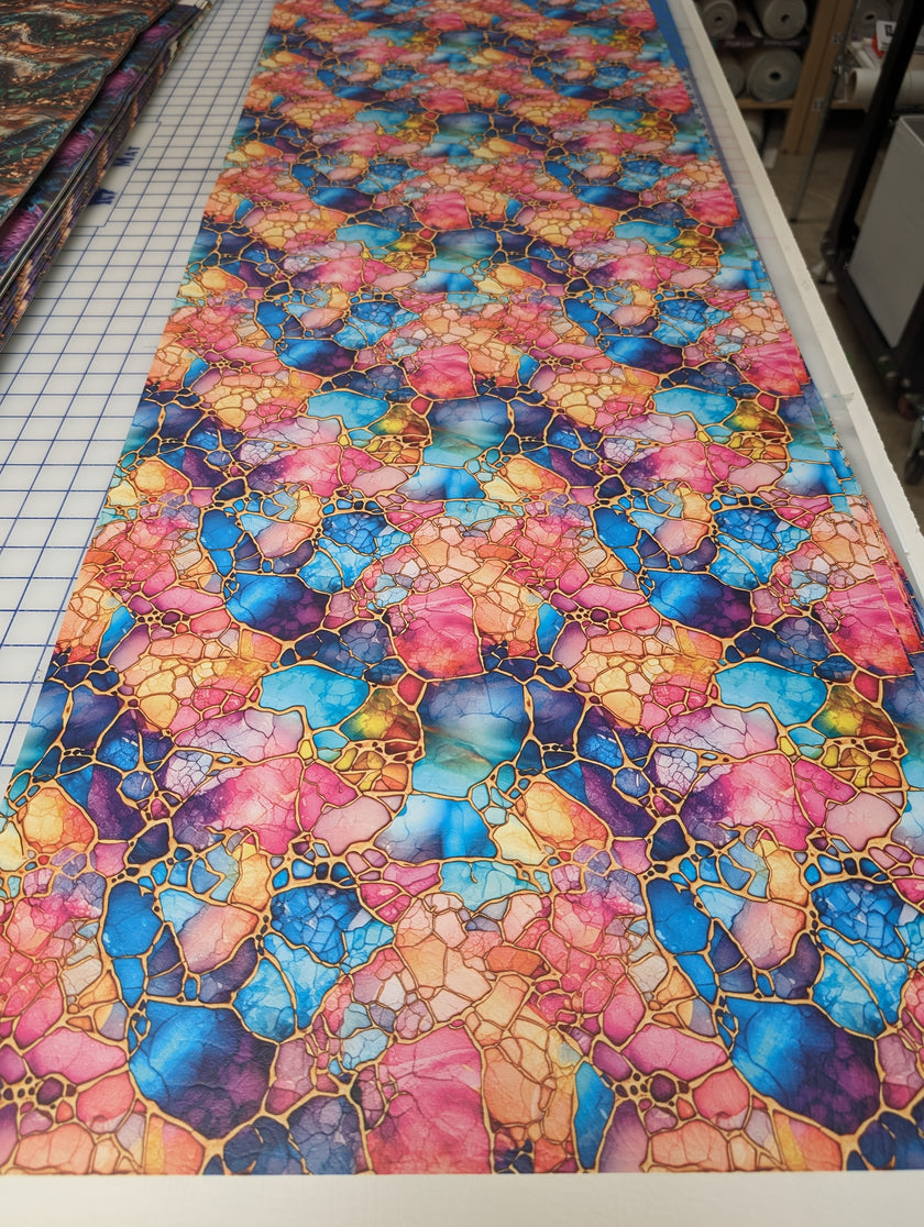 Ink Bubbles printed vinyl  3 sizes