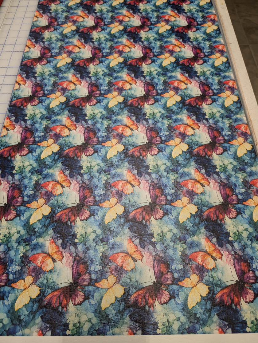 Purple Wings printed vinyl 3 sizes