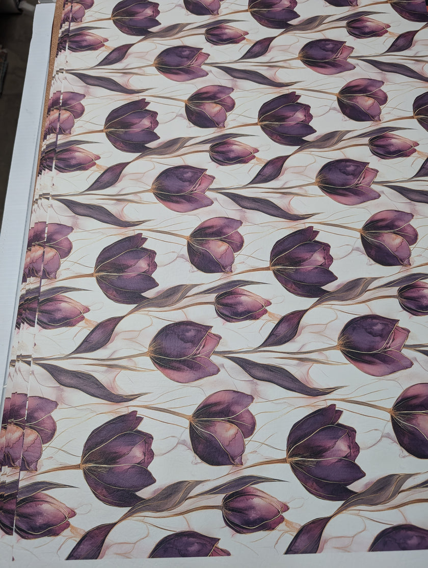 Purple Tulips 3 sizes