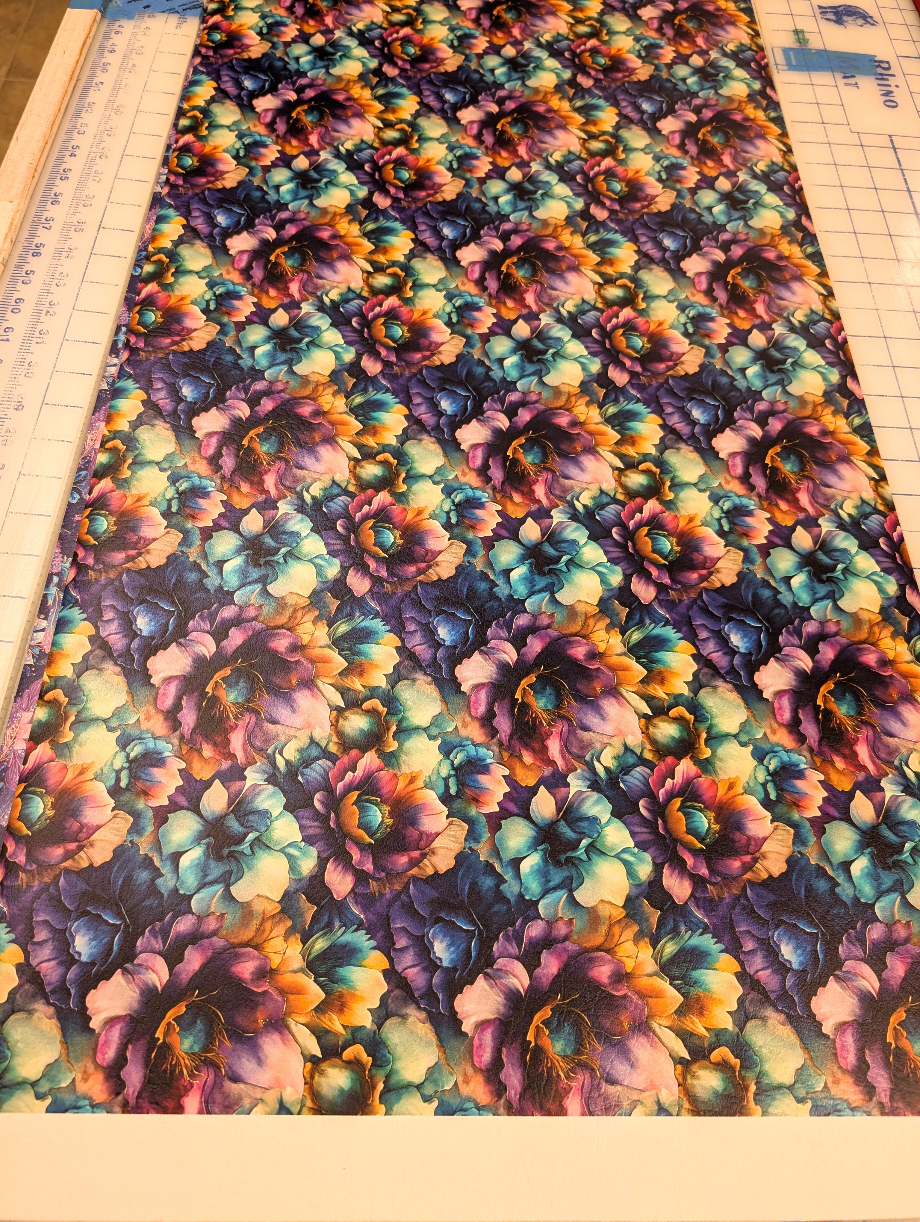 Purple Jewels printed vinyl 3 sizes