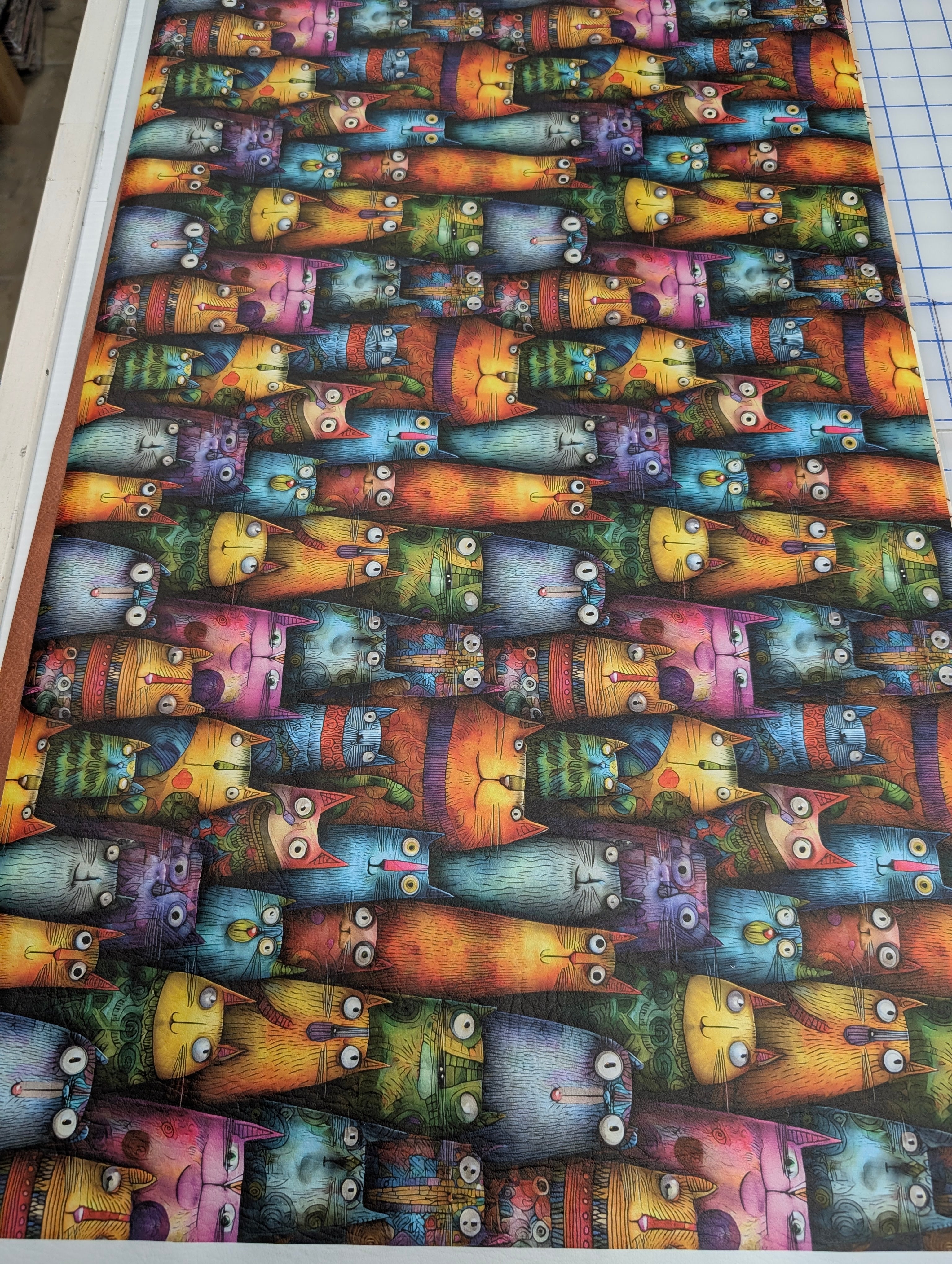 Kitties printed vinyl 3 sizes