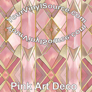 Pink Art Deco 3 sizes