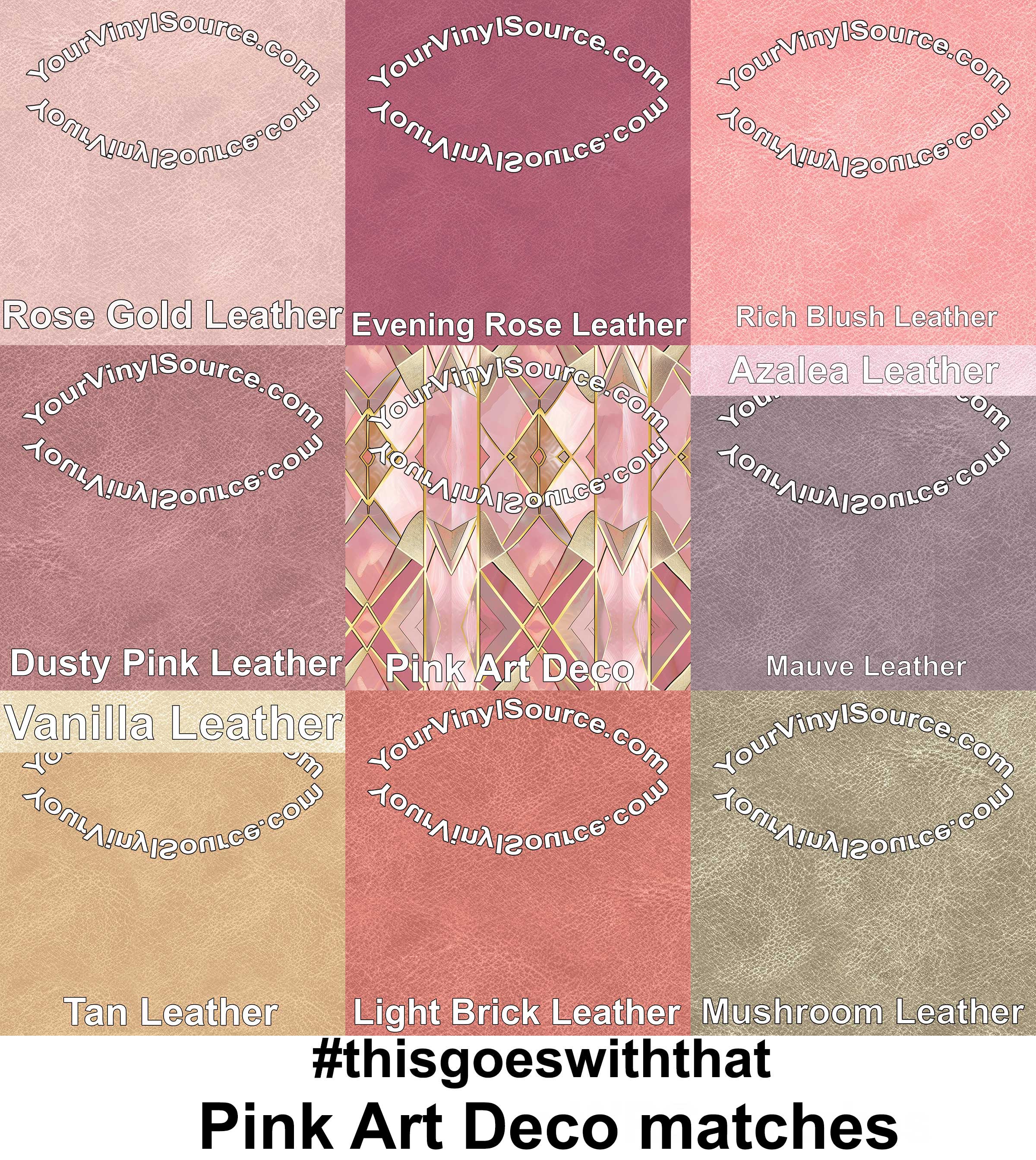 Light Brick Leather 3 sizes