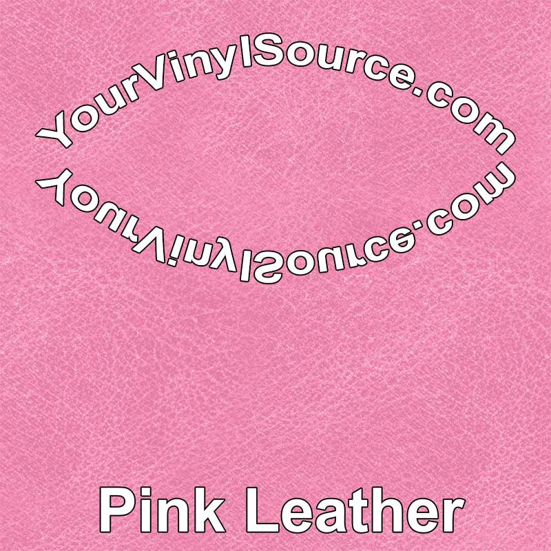 Pink Leather printed vinyl  2 sizes