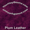 Plum  Leather printed vinyl  2 sizes