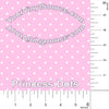 Princess Dots printed vinyl 3 sizes
