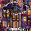 Purple  City  2 sizes