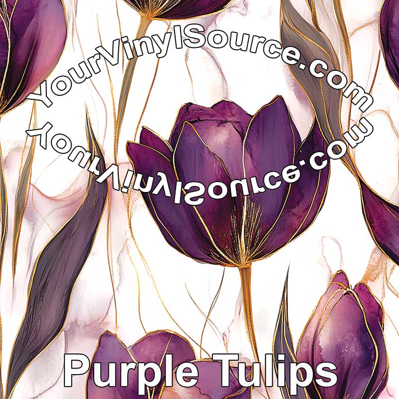 Purple Tulips 3 sizes