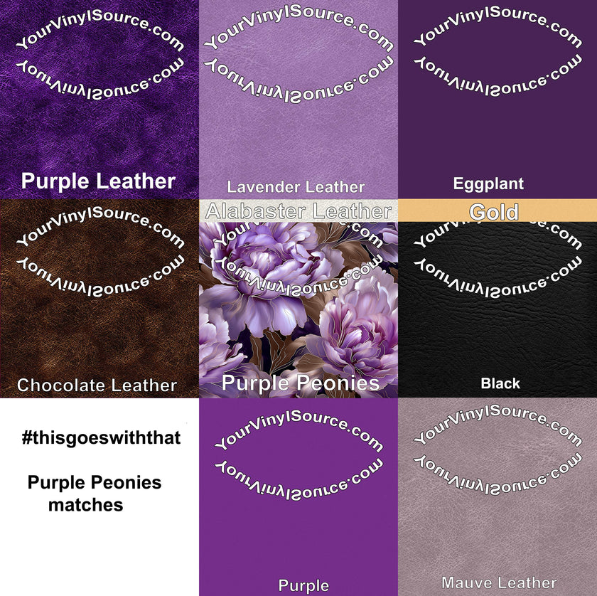 Purple Peonies 3 sizes