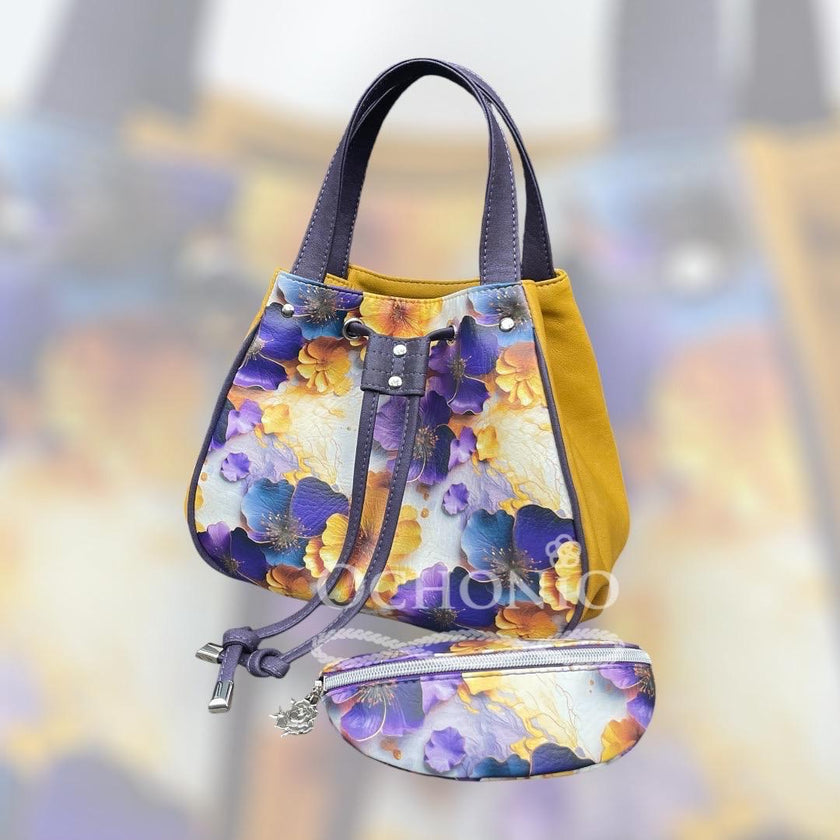 Purple Charm printed vinyl  3 sizes