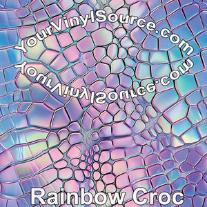 Rainbow Croc 2 sizes