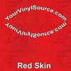 Red Skin  printed vinyl  2 sizes