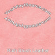 Rich Blush Leather printed vinyl  2 sizes