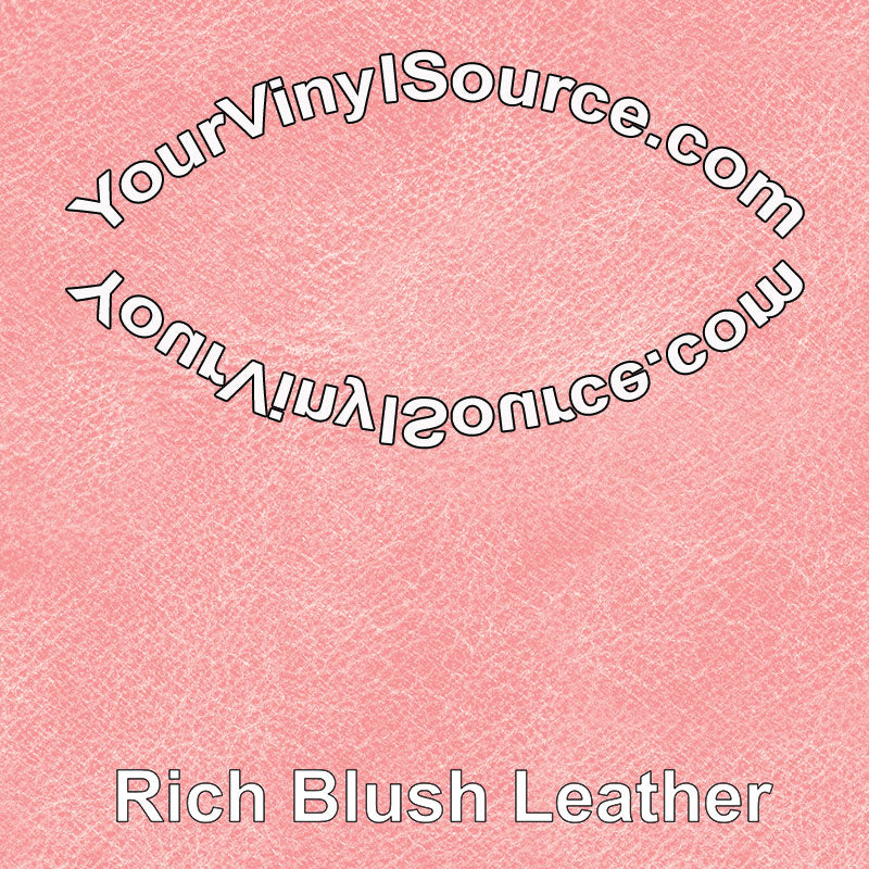 Rich Blush Leather printed vinyl  2 sizes