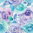 Rose Affair printed vinyl 2 sizes