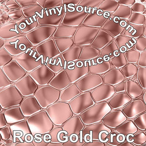 Rose Gold Croc 2 sizes