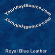 Royal Blue Leather printed vinyl  2 sizes