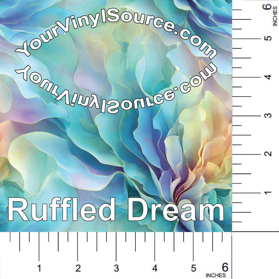 Ruffled Dream vinyl 3 sizes