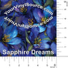 Sapphire Dreams printed vinyl 3 sizes