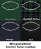 Scottish Tartan  2 sizes