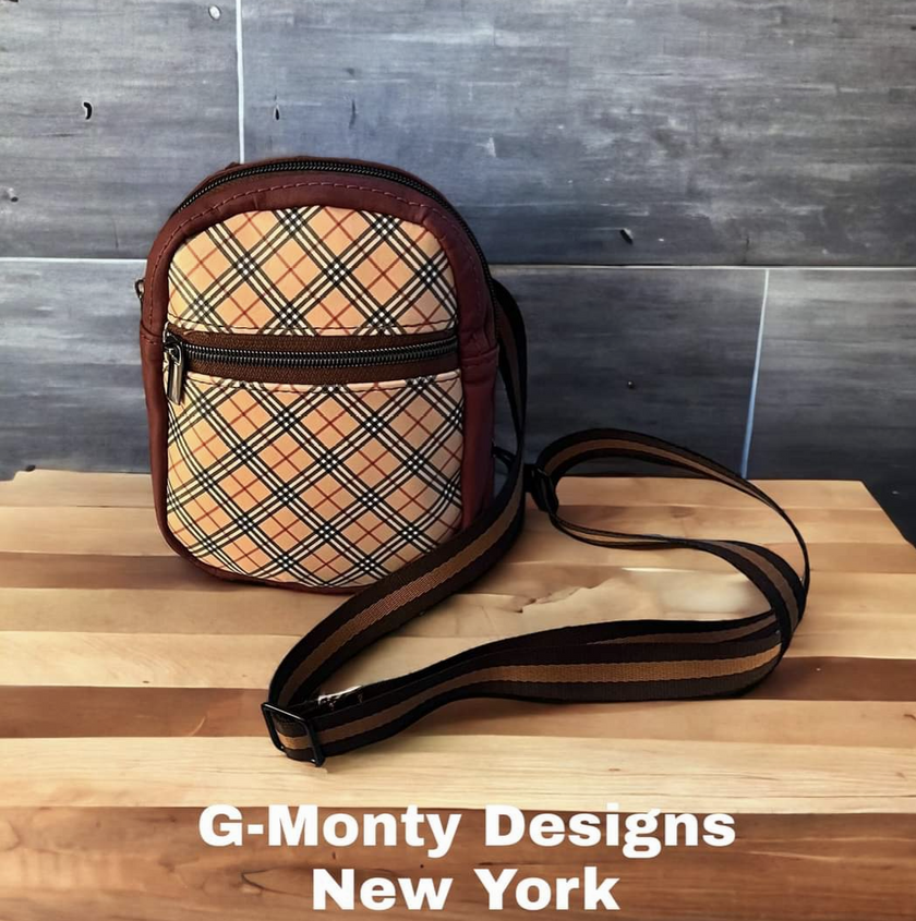 Tan BB Plaid  3 sizes