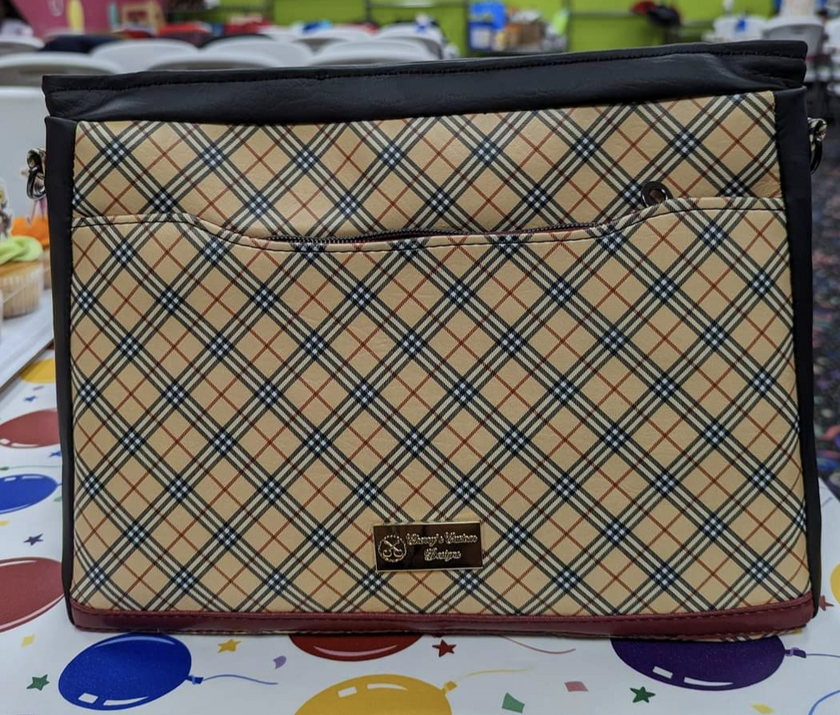 Tan BB Plaid  3 sizes